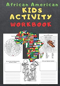 African American Kids Activity Workbook