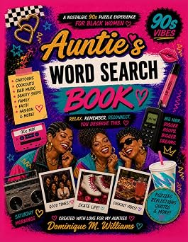 AUNTIE'S WORD SEARCH: A nostalgic 90s Puzzle Experience for Black Women